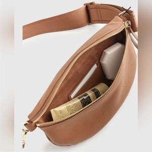 Quince Tan Crossbody Bag